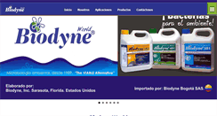 Desktop Screenshot of biodyne-bogota.com